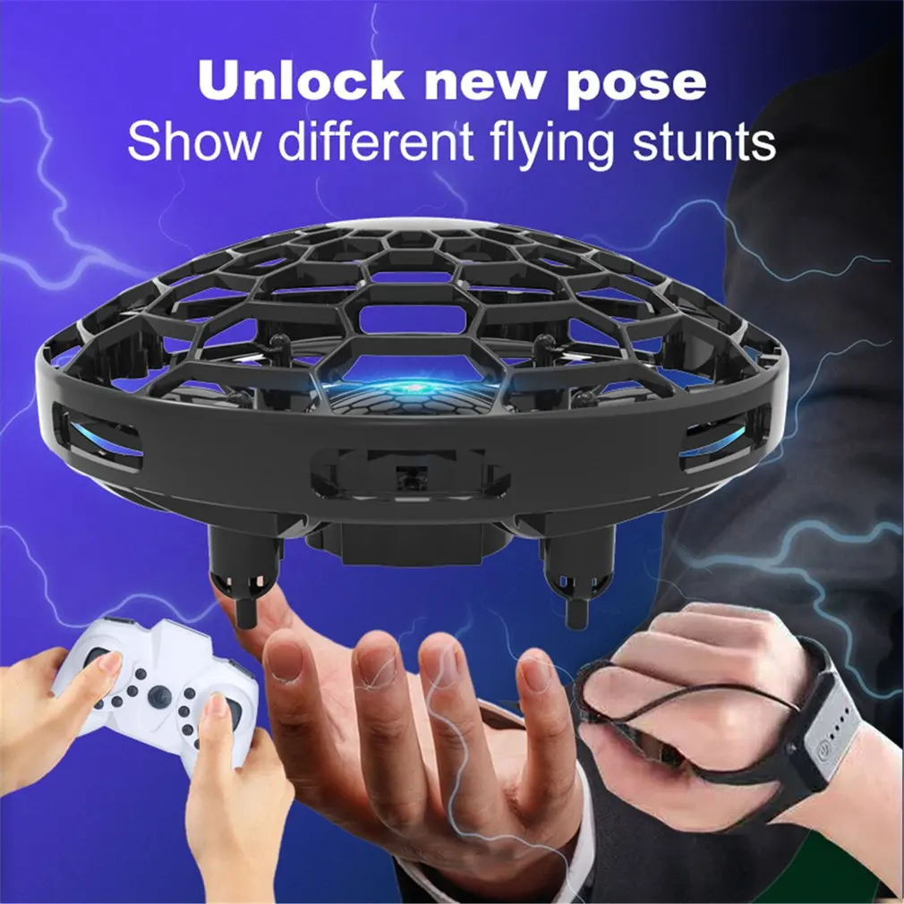 CZ996 Mini Helicopter UFO RC Drone Hand Sensing Aircraft Electronic Model Helicopter Hand Controlled Small Drone CZ996 Mini Helicopter UFO RC Drone Hand Sensing Aircraft Electronic Model Helicopter Hand Controlled Small Drone