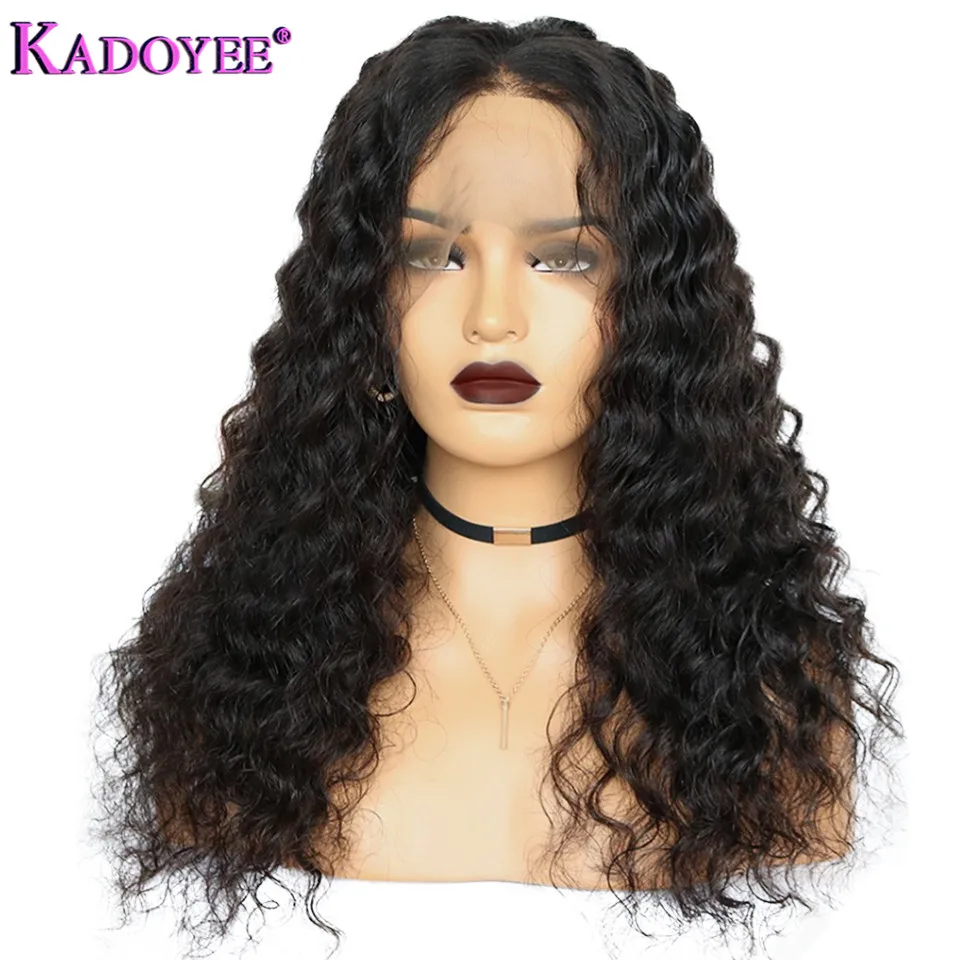 loose wave lace front human hair wig 4