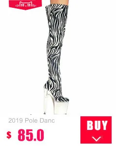 Leggings Model Solid High-heels Women's Shoes Thick Platform Boots Waterproof Round Toe Boot Spring Crystal Mid-calf
