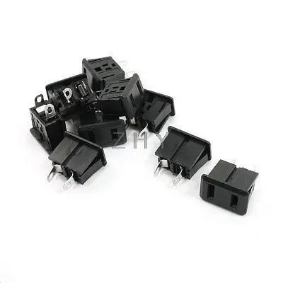 

15A 125VAC Rewirable Design US 2Pin Socket Converter Adapter 10Pcs
