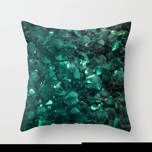 Marble simple abstract geometry pillow pillow short plush pillowcase customization christmas cushions Cushions