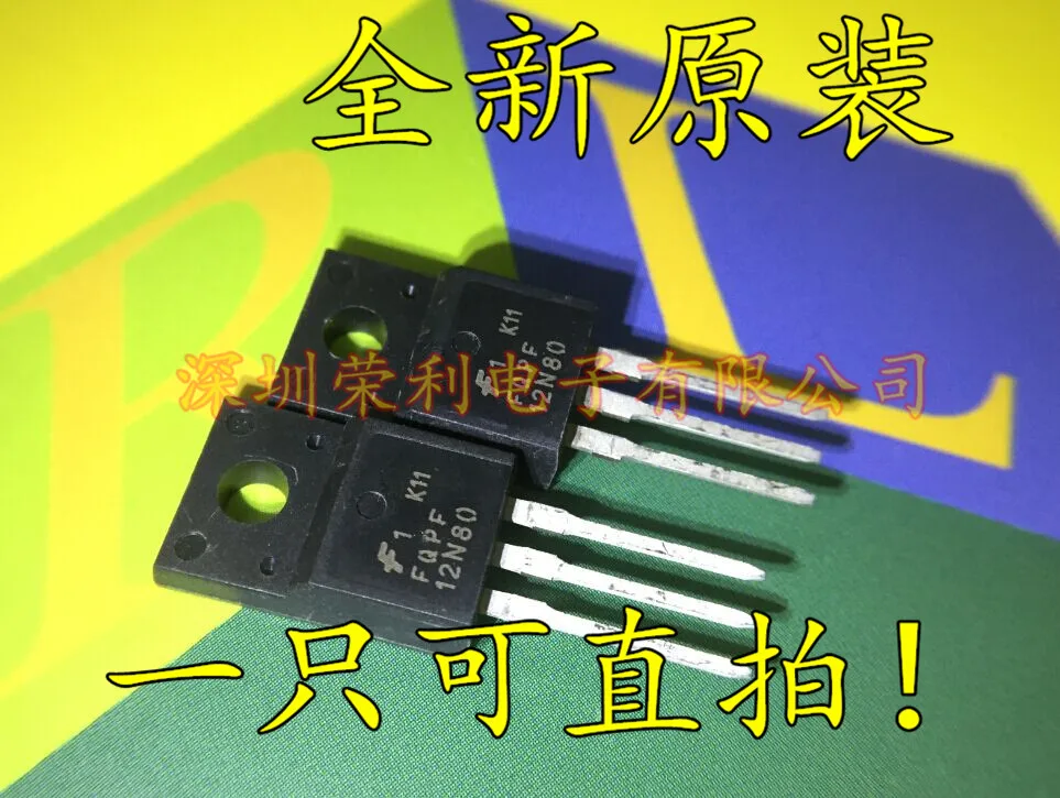 10 шт. FQPF12N80 FQPF12N80C 12N80 TO-220F