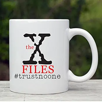 

Personalized X files Coffee Mug X Files Mug Xfile Fan Gift Trust No One Mulder and Scully