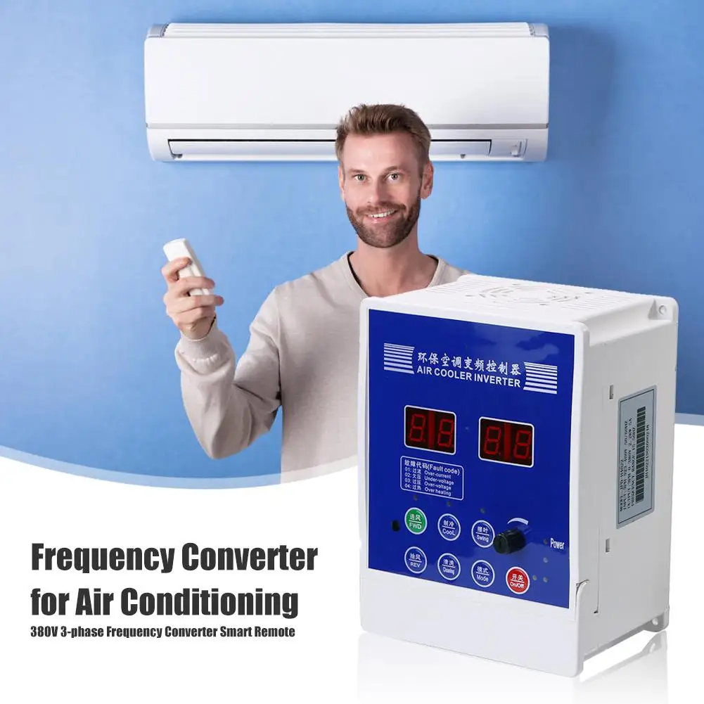 

380V 3-phase Input/Output Variable Frequency Converter Delicate Remote Control Inverter Necessary Household Cleaning Supplies