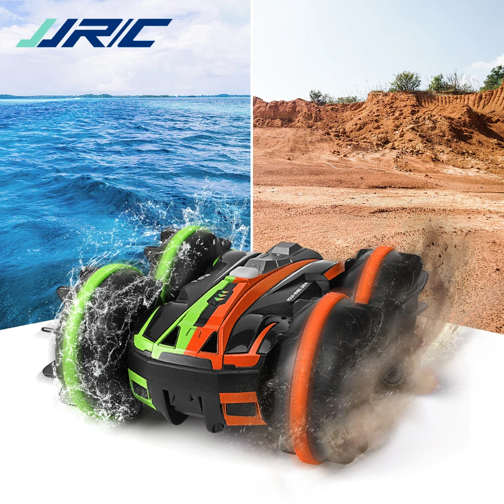 Автомобиль-амфибия JJRC Q81 гоночный полноприводный с дистанционным управлением 360