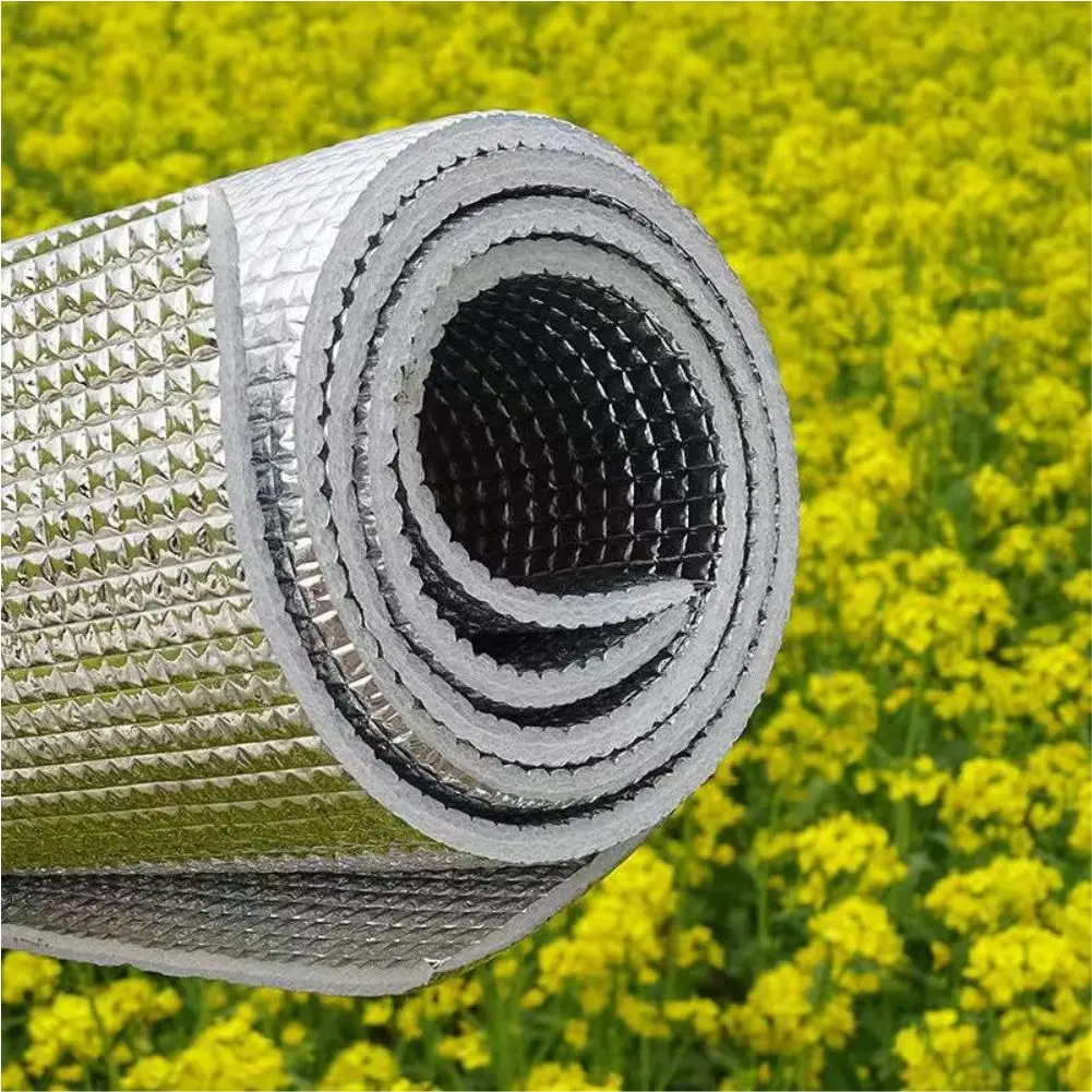 Double Aluminum Foil Reflective Film Insulation Cover Energy Saving Sunscreen Waterproof Noise Beehive Roof Floor Heating radiator heat reflector