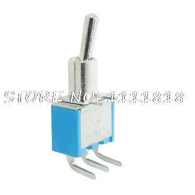 

10pcs AC 250V 2A on-on 2 Way SPDT Right Angle 3 Terminals Mini Toggle Switch