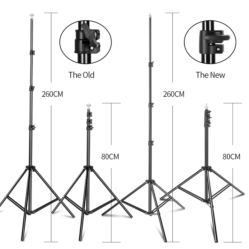  2.6x3M/8.5x10ft Photo Video Studio Backdrop Background Stand Adjustable Telescopic Background Suppo