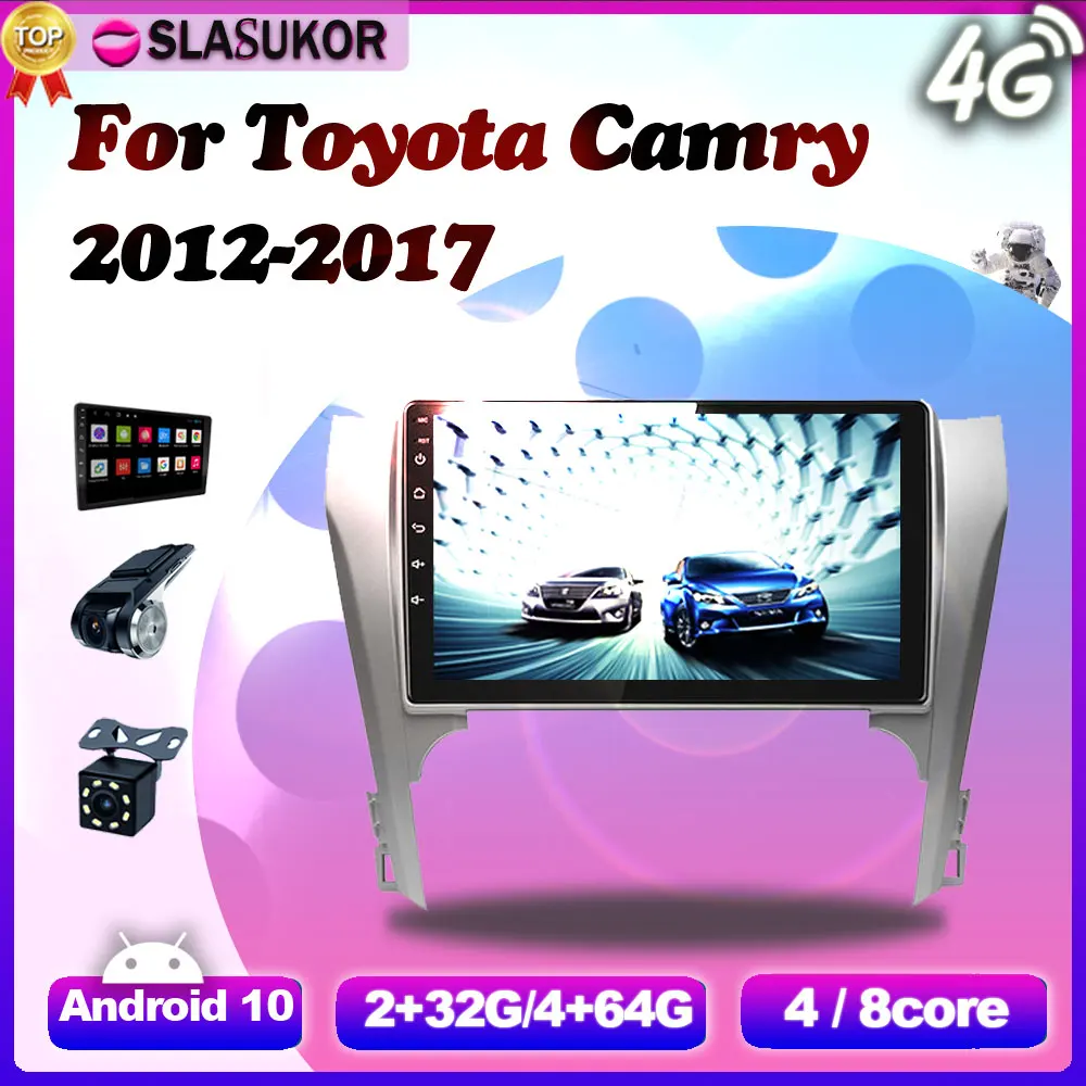 

For Toyota Camry 7 XV 50 55 2012 2013 2014 2015 2016 2017 Android Multimedia Video Audio Player Car Radio Navigation GPS No 2din