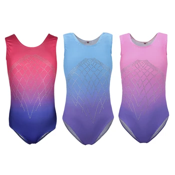 

Kid Girl Sleeveless Ballet Dance Gymnastics Leotard Costume Fitness Bodysuit