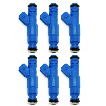 

Set Of 6 Fuel Injector Nozzles For 1989 - 2002 Cadillac CTS 3.2L 0280156045 24406653