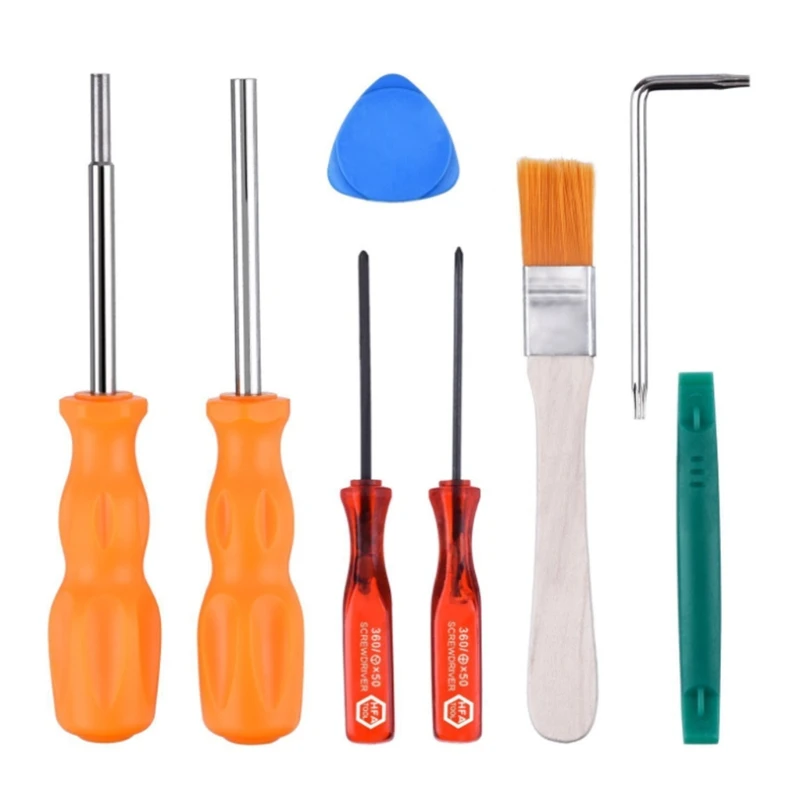 Tri Wing Tip Screwdrivers 8 Pcs Screwdriver Bit w/ Handle GameBit Professional Set Nin tendo SNES NGC switch | Электроника