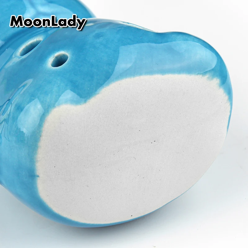  4 Colors Ocarina 6 Hole Bear Small Ocarina Alto C Tone Beginner Ocarina Tourist Souvenir Teaching T - 4000401294612