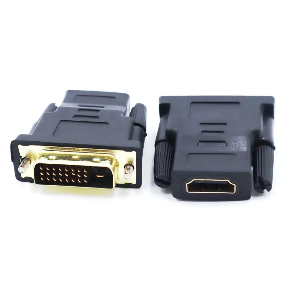 Адаптер с HDMI на DVI HD 24 + 1 для ПК PS3 проектора ТВ приставки гнездовой к мужчине 1080P