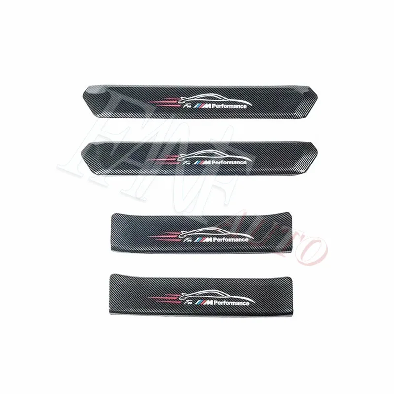 Накладка на порог из углеродного волокна, накладка на пороги, защитная накладка для BMW X3 G01 - Цвет: OUTSIDE