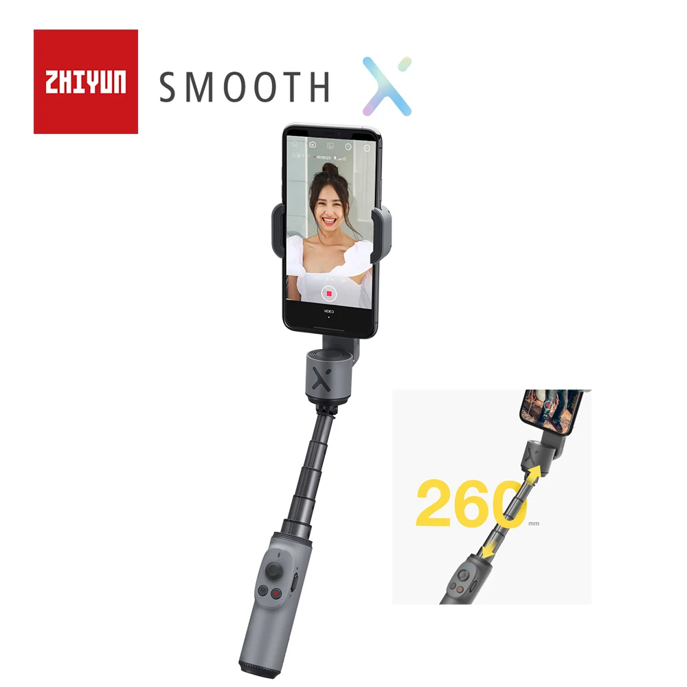 Официальная палка для селфи ZHIYUN SMOOTH X, Ручной Стабилизатор для смартфонов iPhone, Huawei, Xiaomi, Redmi, Samsung|controller control|controller wirelesscontrol sensor | АлиЭкспресс