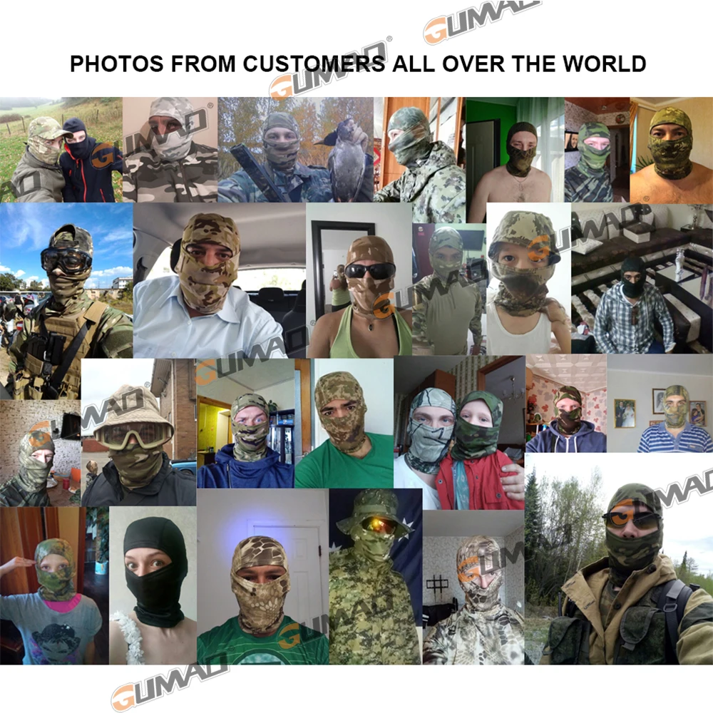 Multicam CP Camouflage Balaclava Full Face Scarf Wargame Cycling Hunting Army Bike Military Helmet Liner Tactical Airsoft Cap