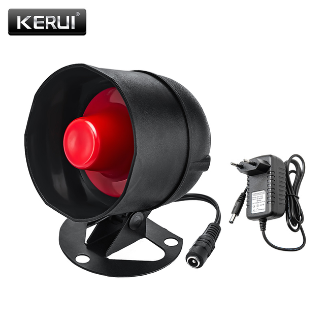 Standalone Security Alarm System Wireless Siren Motion Sensor Local Alarm Siren Horn With up to 100db Alarm Kit