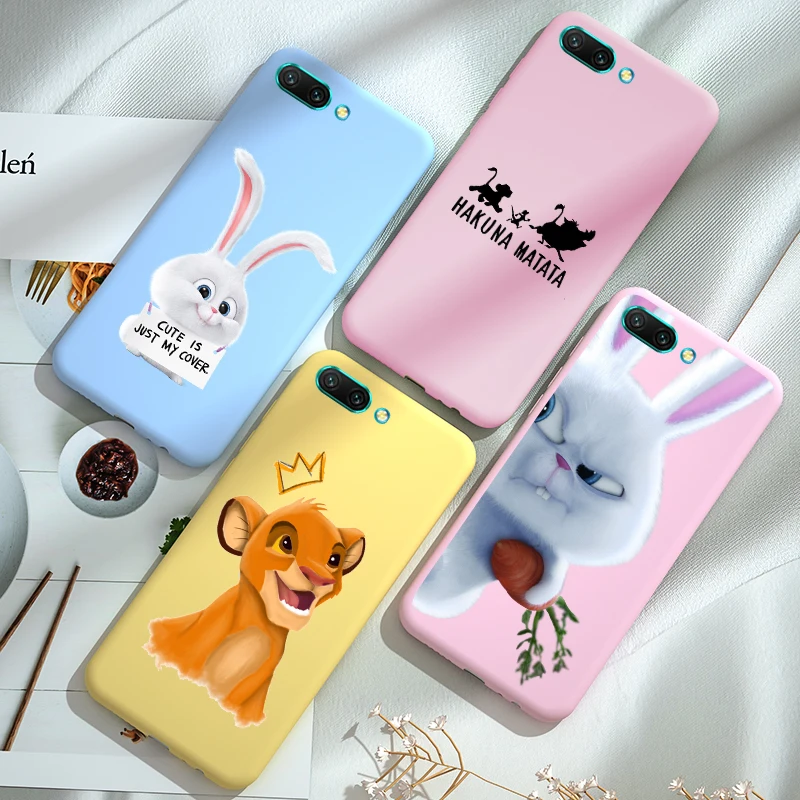 

Cartoon Phone Case Honor 8A 8C 8S 8X 9X Premium 7C 7A PRO Back Cover FOR Huawei Honor 10 Lite 10i 20 PRO 20S View 20 Capa