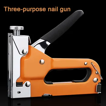 

3 in 1 Door/T/U Type Heavy Duty Manual Nail Stapler Wood Hand Door Framing Finish Furniture Stapler HG99