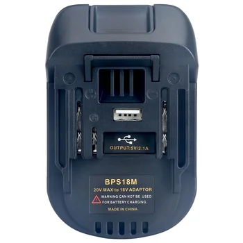 

BPS18M Battery Adapter For Black&Decker 20V Lithium For Porter Cable 20V Lithium Battery For Makita Bl1830 Bl1840 18V Battery