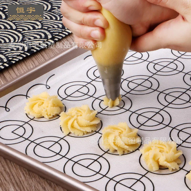 

Profession Wholesale Macarons Only Baking Paper Production Macarons Silicone Pad Non-stick Pad Dough Mat Macaron