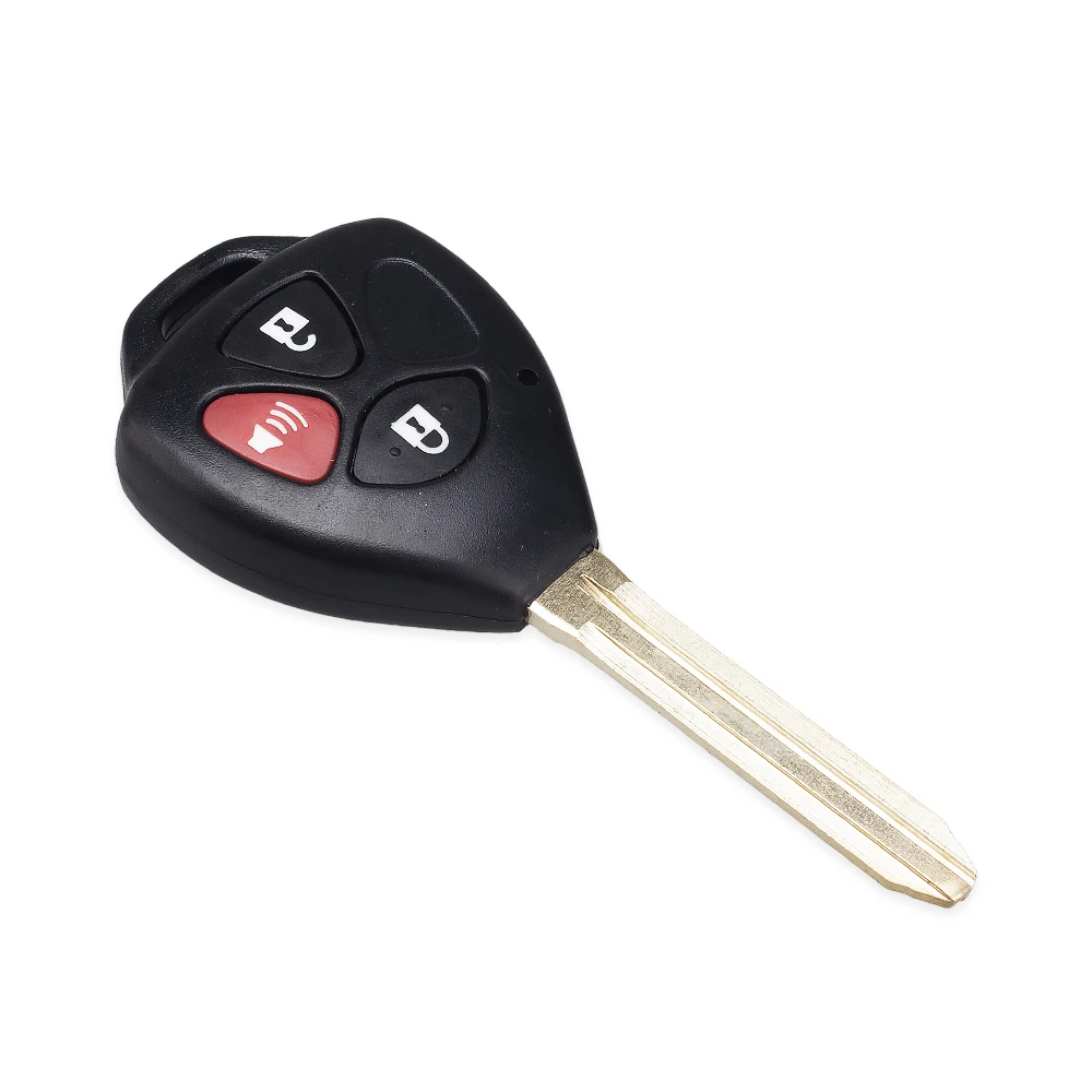 KEYYOU 10 шт./партия 3 кнопки дистанционного ключа автомобиля чехол для Toyota Camry Fob авто чехол для ключей лезвие toy43
