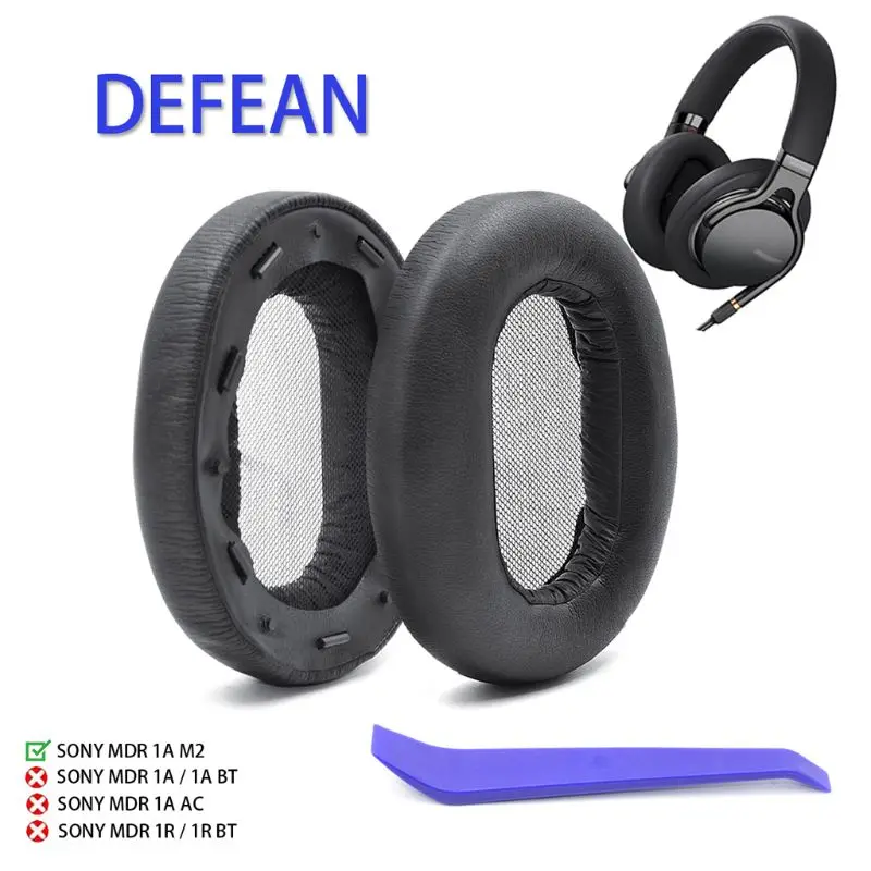 1 Pair/2Pcs Replacement Earpad Earmuff Cushion For SONY MDR 1AM2 1AM2  Headsets|Earphone Accessories| - AliExpress
