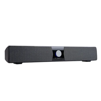 

Volume Control LCD Bluetooth Full Range Surround Effect Home Office Computer Speaker Sound Bar Desktop 6W Bass Stereo Modern