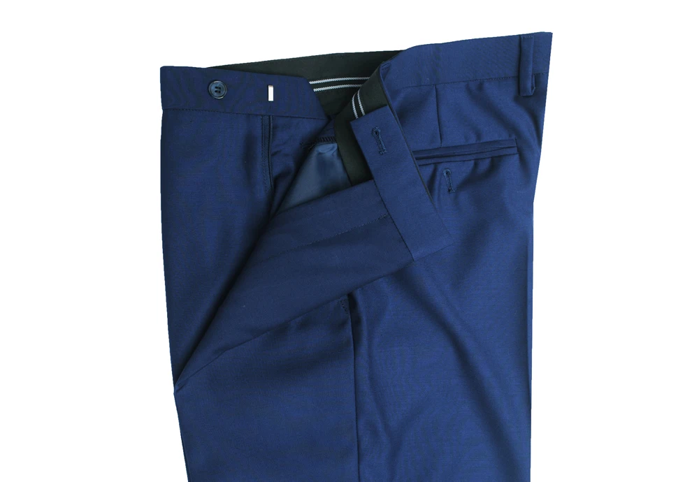 Синий мужской костюм Slim Fit Повседневный на заказ мужские свадебные вечерние костюмы