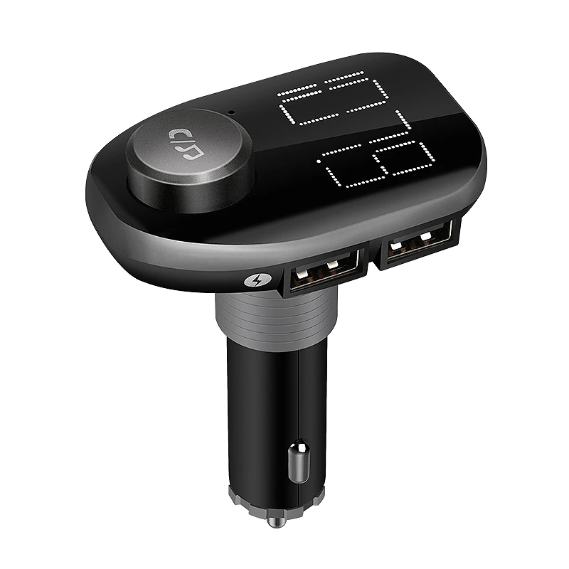 Беспроводной Bluetooth Автомобильный fm-передатчик модулятор mp3-плеер с 2 Usb интерфейсом автомобильное зарядное устройство пульт дистанционного управления и Fm цифровой светодиодный дисплей