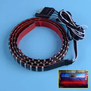 

beler DC 12-16V 3 Row Truck Car Strip Tailgate Reverse Brake Turn Signal Tail Light Lamp LED Bar