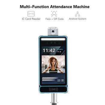 

Attendance Machine Dual Camera Face Recognition Intelligent Access Control Non-Contact Temperature Measurement Detector