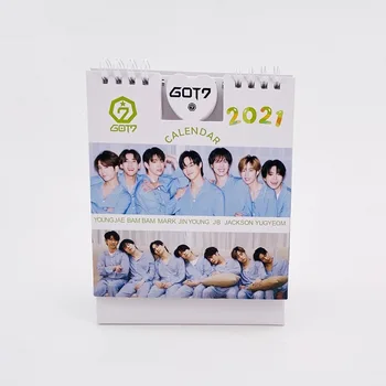 

GOT7 TWICE NCT EXO SEVENTEEN 2021 Table Photo Calendar