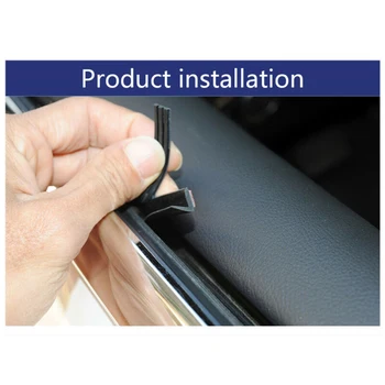 

1pc Car Sealing Strip Door Side Window Trim Edge Moulding Weatherstrip