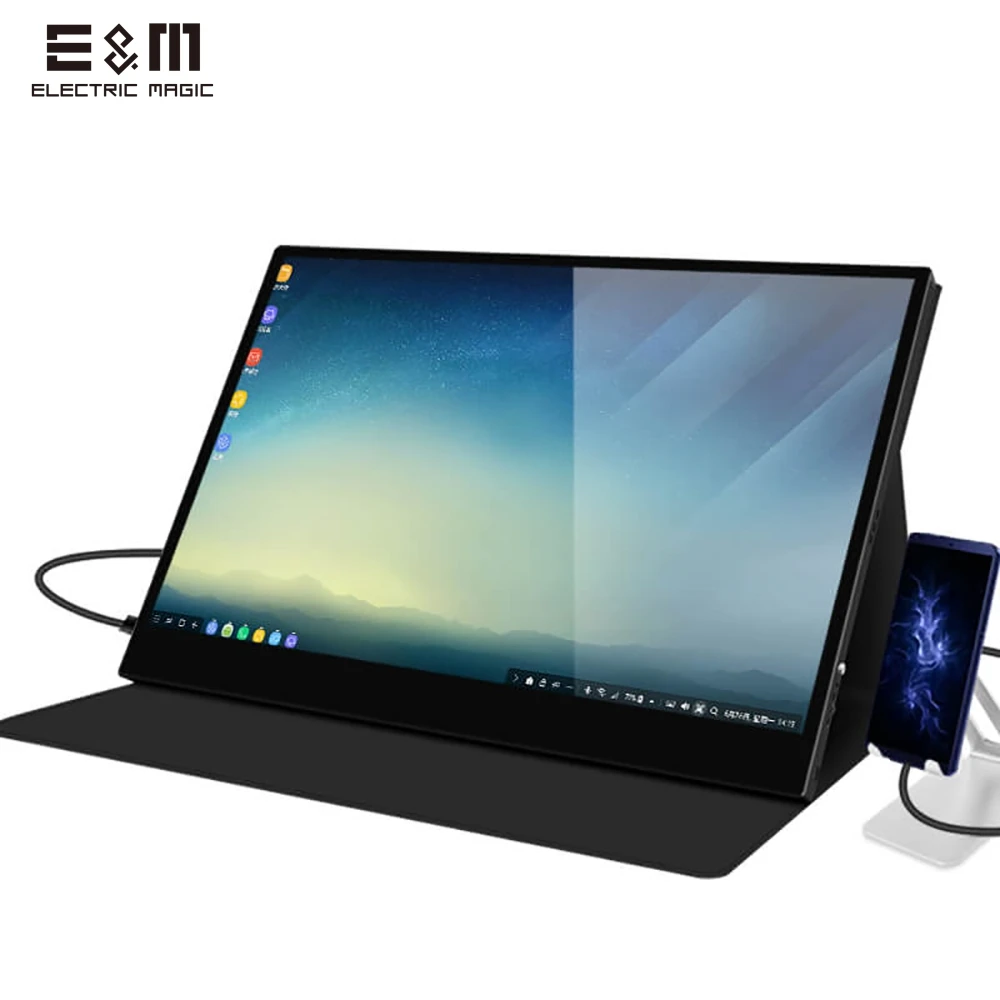 lower price  15.6 inch 4K IPS HDR LCD Touch Monitor for Raspberry Pi 4 Xbox Portable Games Screen Type C NS Swit