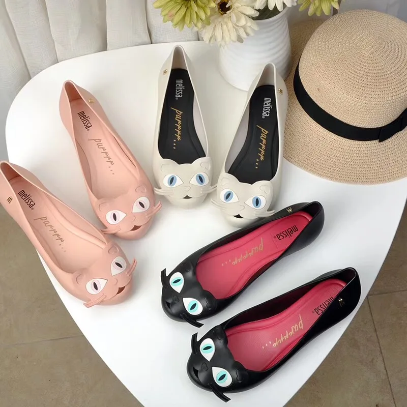 Melissa jelly sandalias minnie 2020 женские сандалии на плоской подошве летние пляжные для