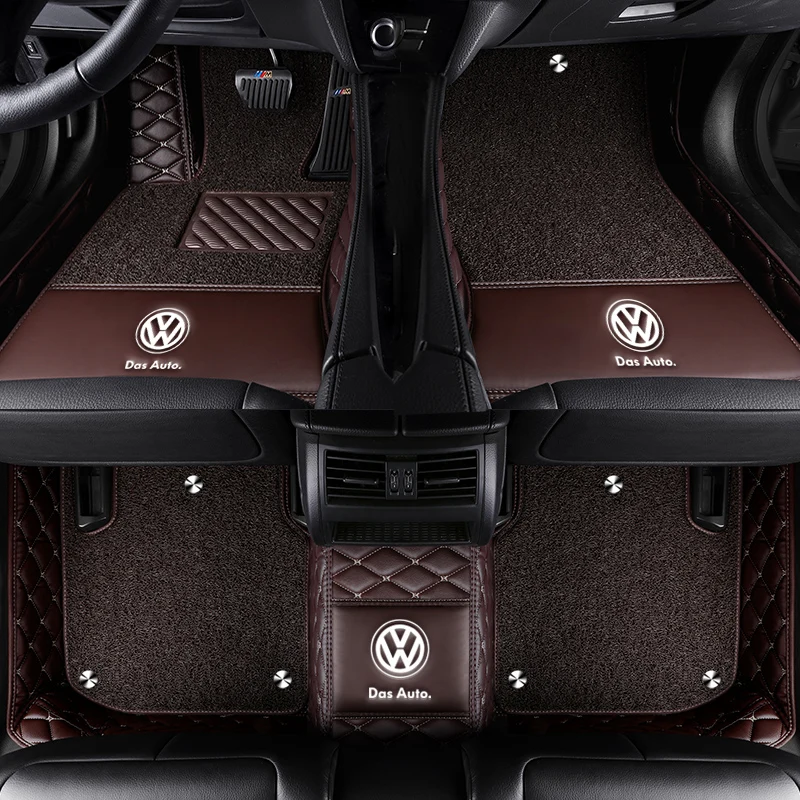 

Car floor mats with Logo/Brand Logo Case for BMW 3/4/5/6/7 Series GT M3 X3 X4 X5 X6 Z4 Waterproof car-styling leather Anti-slip