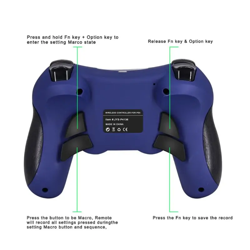 Беспроводной Bluetooth геймпад двойная вибрационная игра, ручной контроллер для playstation 4 Сенсорная панель Joypad для любителей игр поставки
