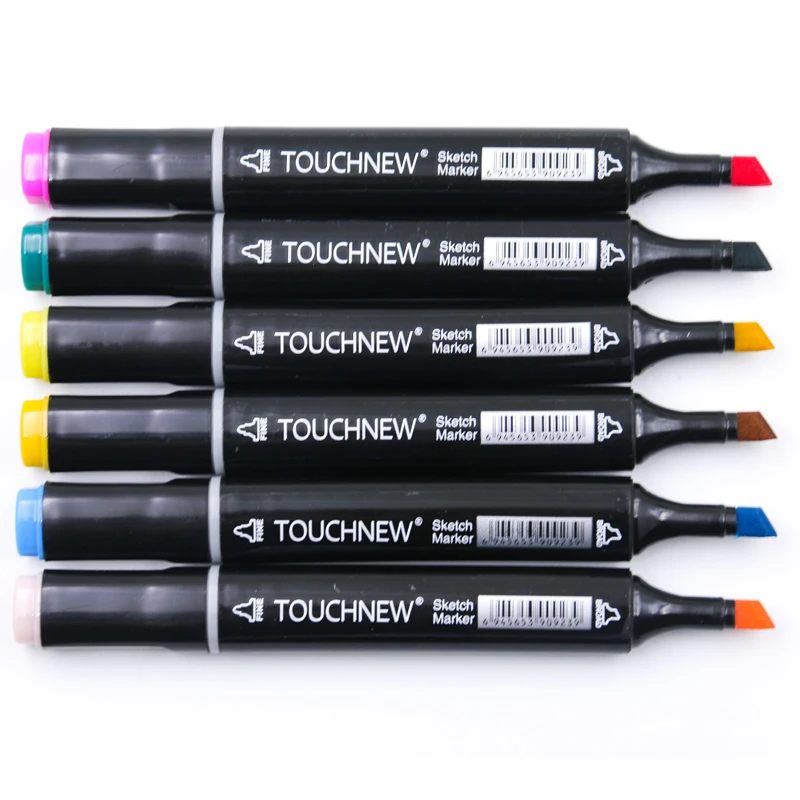 Маркеры на спиртовой основе TOUCHNEW 30/40/60/80 цветов набор ручек для рисования