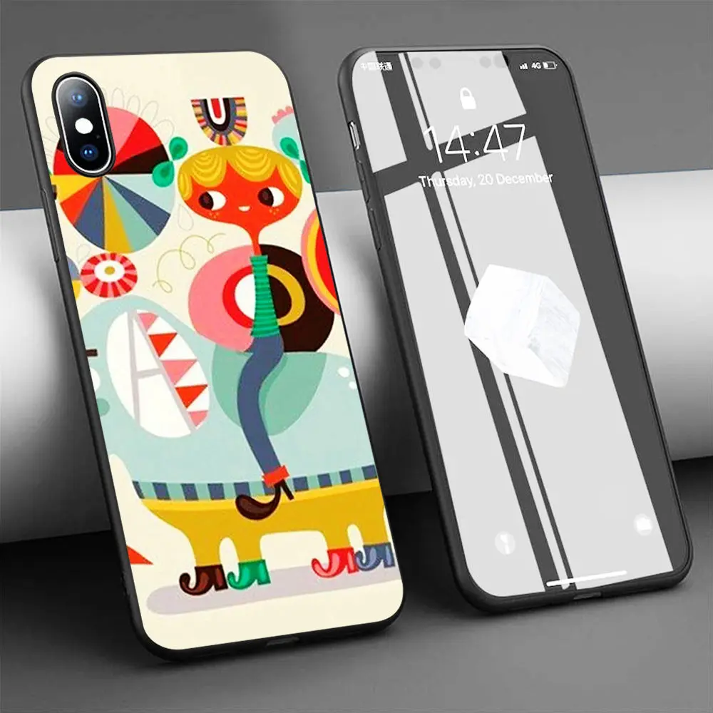 Coque helen dardik Soft Silicone Phone Case for iPhone 11 Pro Max X 5S 6 6S XR XS 7 8 Plus Cover | Мобильные телефоны и