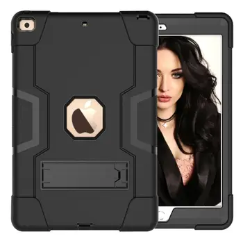 

For iPad 10.2 Contrast Color Silicone + PC Combination Case with Holder(Rose Gold)