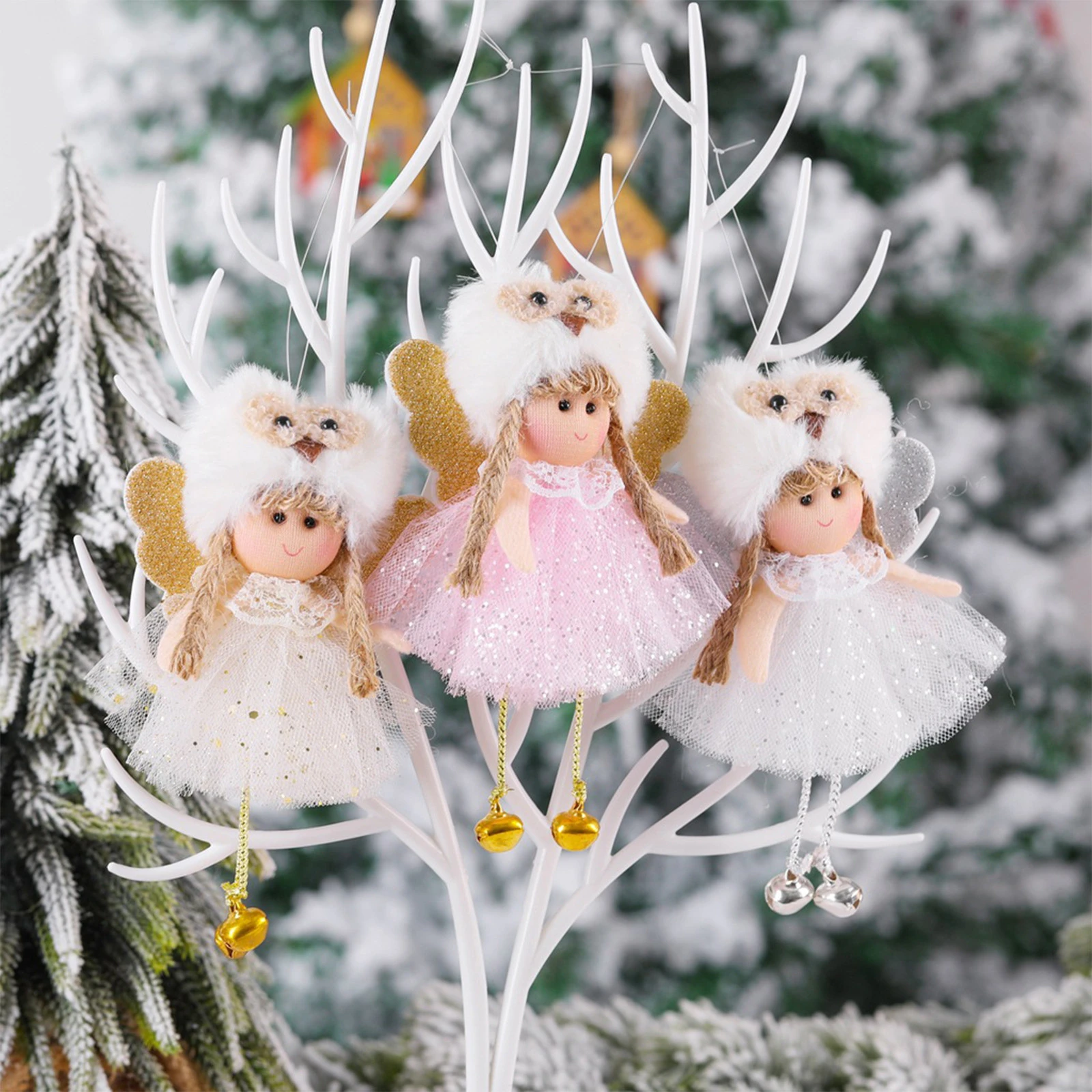 Christmas Angels 2022 Owl Hat Plush Angel Pendant Net Yarn Handmade Angels Pendant Christmas  Decors Christmas Tree Decor Home Decors New Year 2022|Pendant & Drop  Ornaments| - Aliexpress