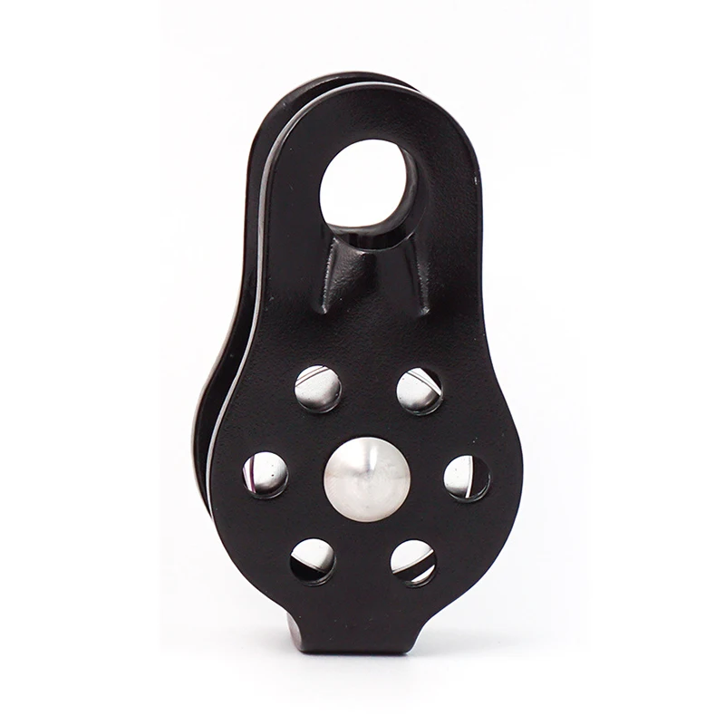 Outdoor Climbing Caves Pulley Fixed Single Pulley Crossing Rescue Tools Surface polishing process smooth use