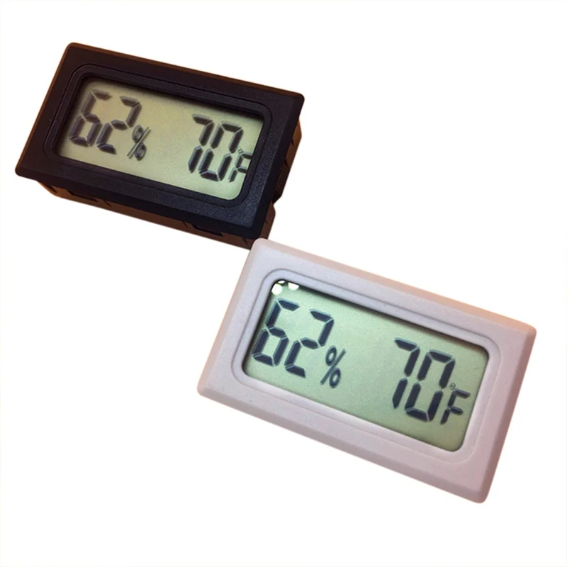 Indoor Outdoor Thermometer, Precision Products Wireless LCD Digital Thermometer Temperature Record Clock