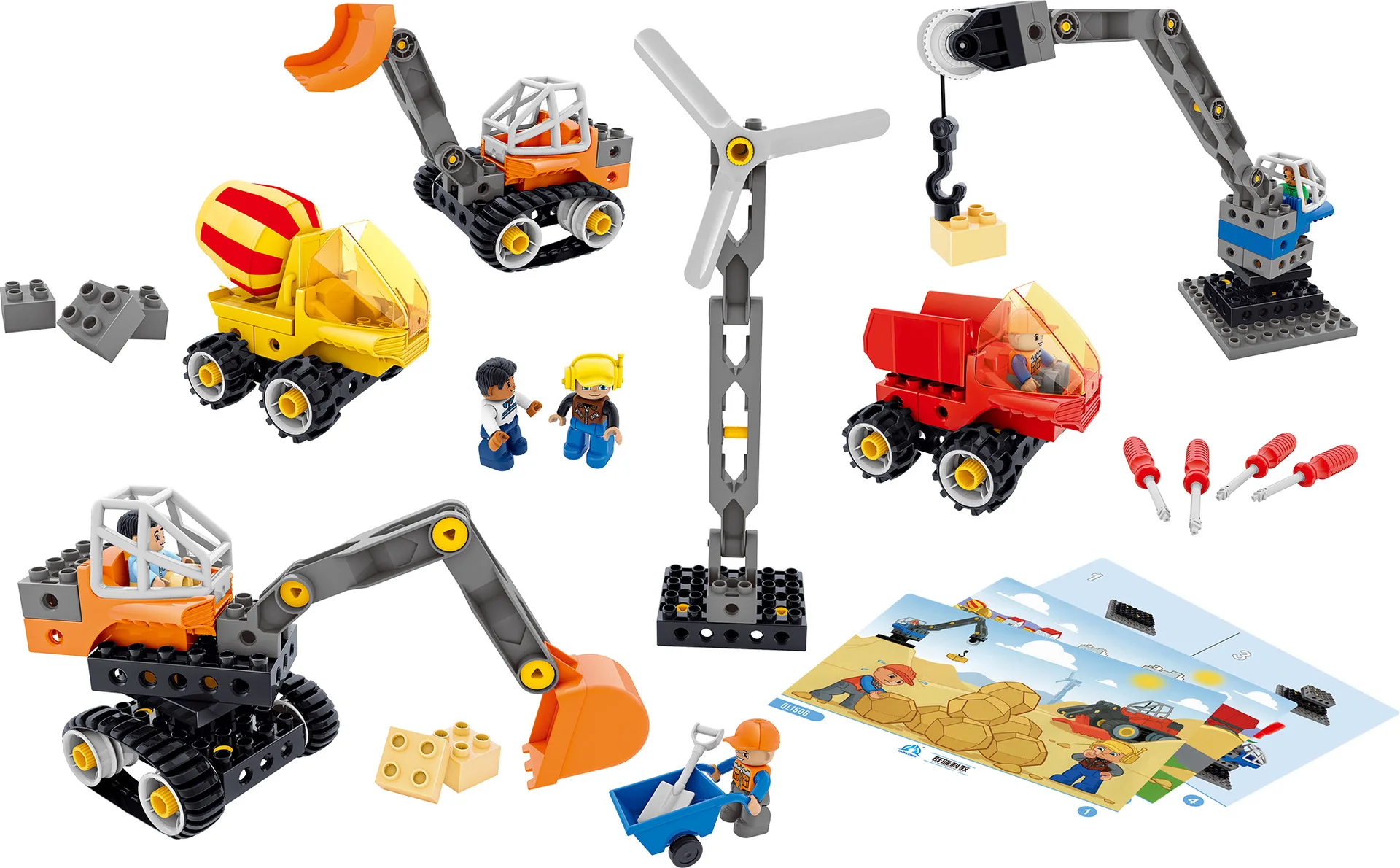 

Qun long 1506 Science Series Barrel Large Particles Building Blocks Children'S Educational Fight Inserted Assembled Toys