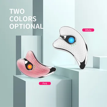 

Face Lifting Tool Rechargeable Gua Sha instrument Electric Massage Gua Sha Instrument for Little Dolphin Gua Sha Board