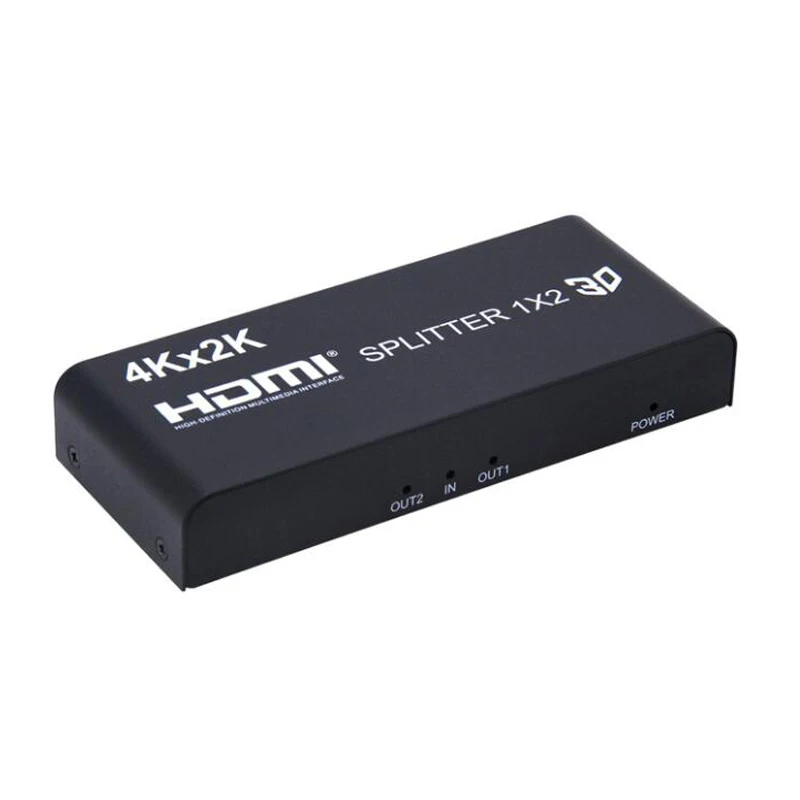 4K HDMI сплиттер Full HD 1080p видео HDMI коммутатор DTS AC3 DSD 1X2 1 вход 2 выход двойной дисплей для HDTV проектора DVD