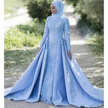 light blue dress modest