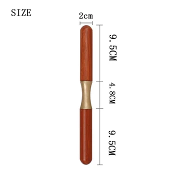 

new Musical Handheld Metal Repair Tools Saxophone Wooden Handle Pressure Roller Pipe Sheet For Trumpet Trombone Music Instrument